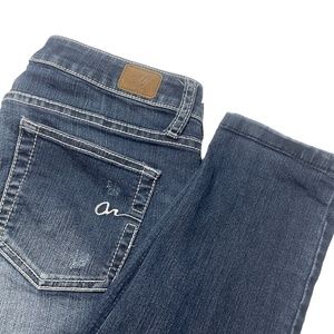 American‎ Rag 7-R Super Skinny Destroyed Jeans Pockets